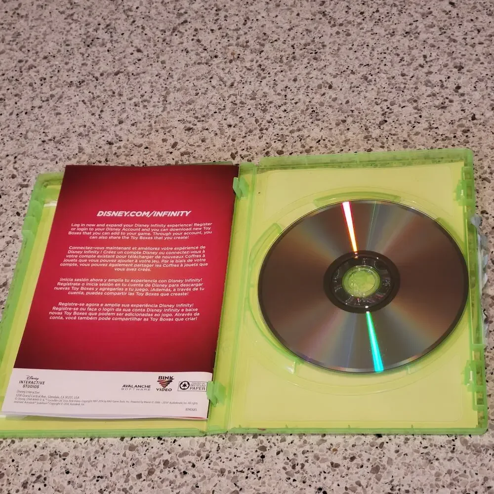 Disney Infinity 3.0 Edition Disc Microsoft XBOX 360, 2015 Case + Manual✨️Rated E